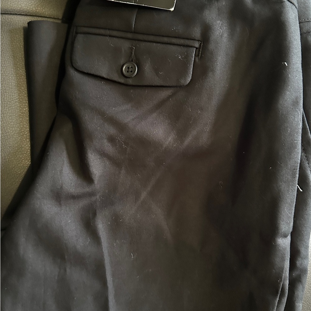 Black Buttoned Pants